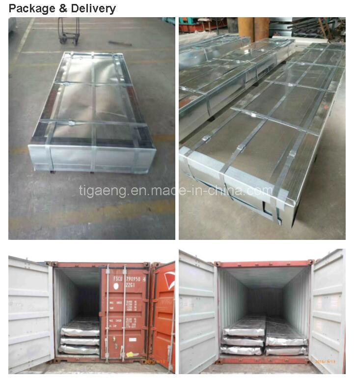 Size 0.25X665 mm Zinc Corrugated Roofing Sheet for Cameroon