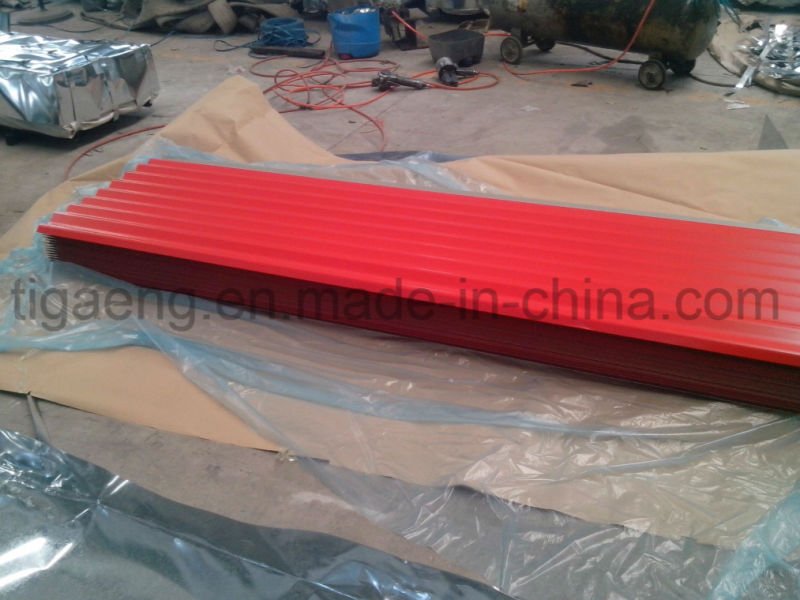 Color Coated Roofing/Colour Coated Steel Roof Tile for Angola