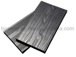 Suelo al aire libre pl&aacute;stico respetuoso del medio ambiente del Decking del compuesto WPC de madera s&oacute;lida
