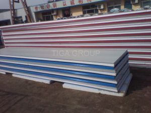 El panel de emparedado del aislante de calor de la tarjeta de la pared de partici&oacute;n del material de construcci&oacute;n EPS