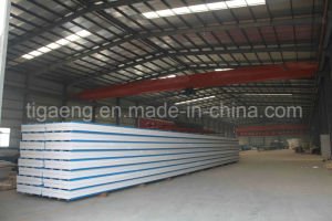 El panel de emparedado de la hoja de acero EPS/PU del color de la f&aacute;brica de China