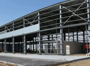 Pre dirigir el edificio de la alameda de compras de la estructura de acero del Largo-Palmo