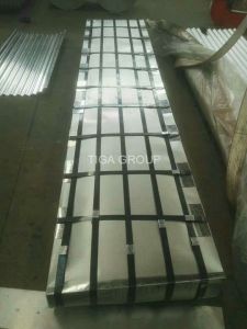 Aluzinc acanal&oacute; las hojas de acero del Galvalume del azulejo de material para techos para el revestimiento de la pared
