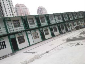 Casas prefabricadas baratas ligeras del marco de acero para la venta de China