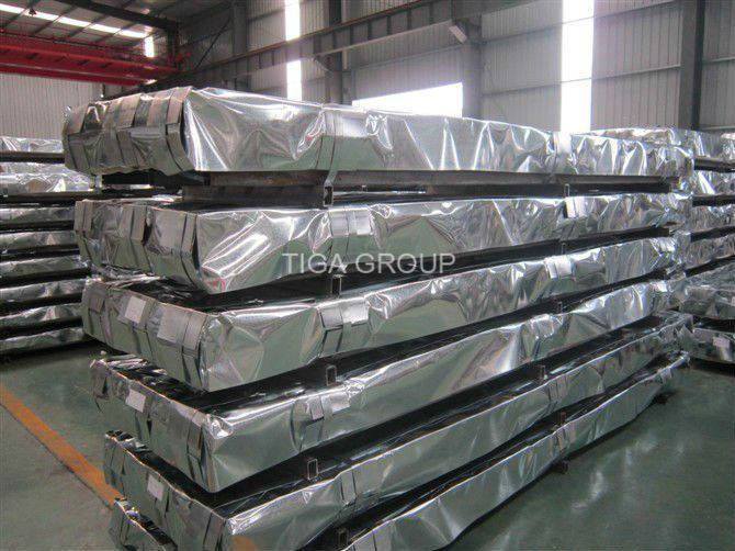 Corrugated Zinc Coated Metal Plate Galvanized Steel Sheet for Roof and Wall