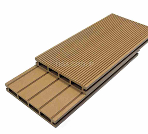 Wood HDPE Composite Decking Floors/WPC Outerior Decorative Boards
