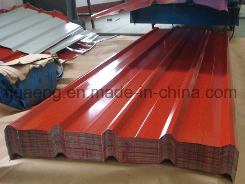 Convenient Installation Environmental Trapezoidal PPGI Steel Roofing Plate