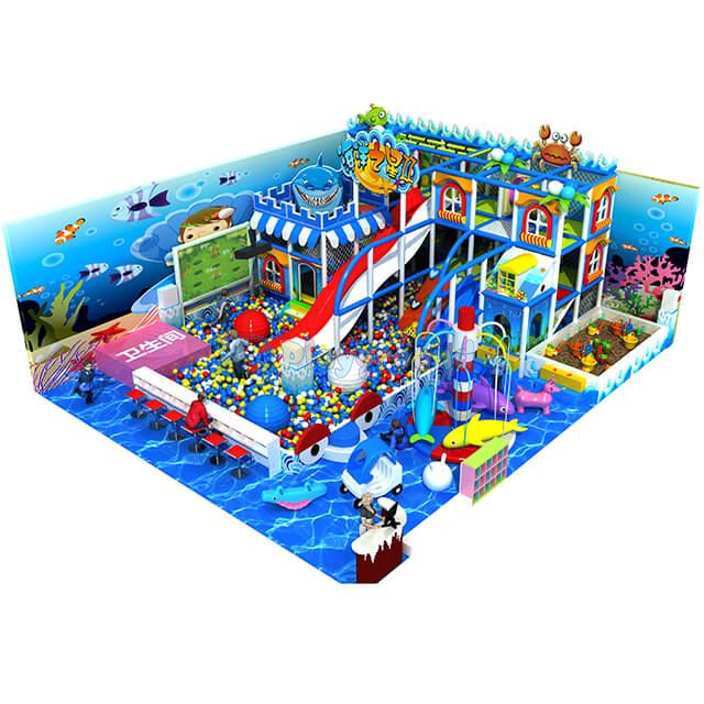 Ocean Theme Park Коммерческая мягкая игровая техника для детей