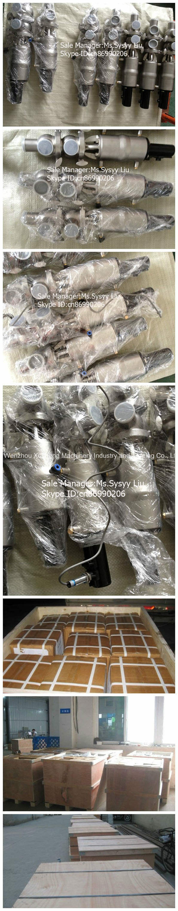 Санитарный клапан переключения потока из нержавеющей стали SS304 SS316L L