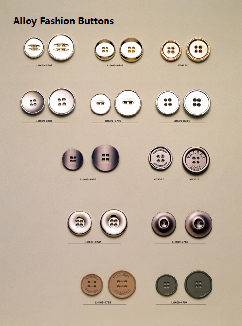Alloy Fashion Buttons