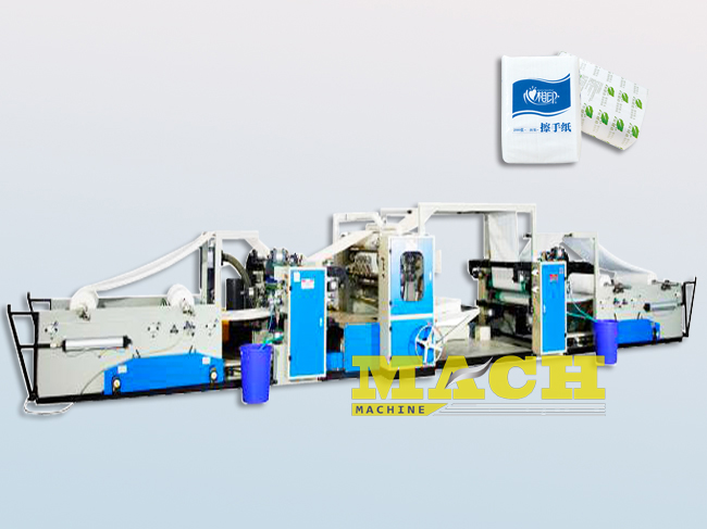 Automatic V-Type Lamination Color Gluing Hand Paper Towel Folding Machine Automatic V-Type Lamination Color Gluing Hand Paper Towel Folding Machine