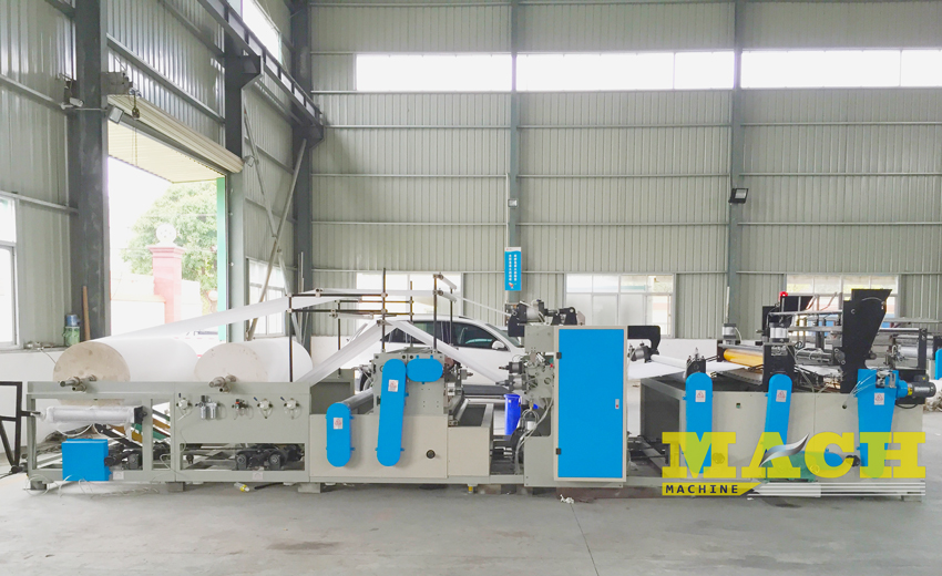 Automatic Toilet Paper & Color Lamination Gluing Kitchen Paper Towel Manufacturing Line