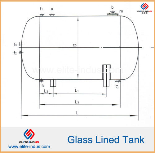 Glass Lined Storage Tank