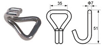 WH3820S 1.5インチ ダブル J フック BS:2000KG / 4400LBS - Dawson Group Ltd. - 中国メーカー、サプライヤー、工場