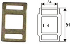 OWB3015W-1 34 mm ワンウェイ バックル - Dawson Group Ltd. - 中国メーカー、サプライヤー、工場