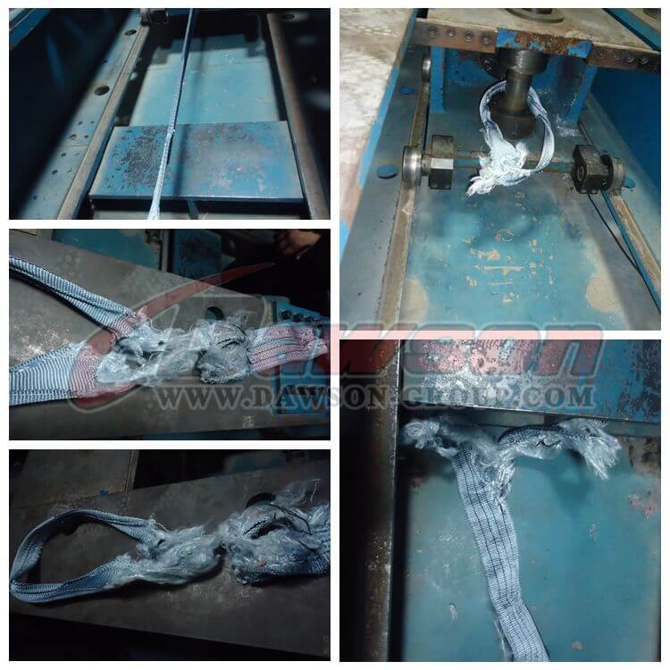 リフティング用の 4 トンのアイとアイ ウェビング スリングのテスト - Dawson Group Ltd. - 中国メーカー、サプライヤー、工場