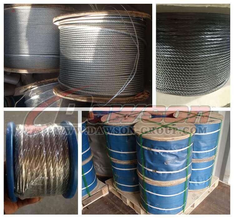 Steel Wire Rope 7×19+IWR Hot Dipped Galvanized - Dawson Group Ltd. - China Manufacturer, Supplier, Factory, Exporter スチール ワイヤー ロープ 7×19+IWR 溶融亜鉛メッキ - Dawson Group Ltd. - 中国メーカー、サプライヤー、工場、輸出者