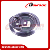 BS 544 кг/1200 фунтов D-образные кольца для скрытого монтажа из нержавеющей стали, монтажное кольцо