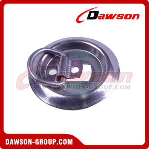 Anéis D de montagem embutida em aço inoxidável BS 544kgs/1200lbs, anel de montagem