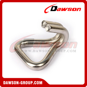 DSWH50501SS BS 3000 кг / 6600 фунтов Крюк из нержавеющей стали, двойной J-образный крючок