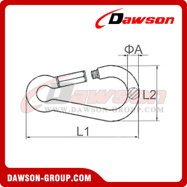 ENLACE R&Aacute;PIDO TIPO CARABINA - DAWSON GROUP LTD.- FABRICANTE, PROVEEDOR, F&Aacute;BRICA DE CHINA