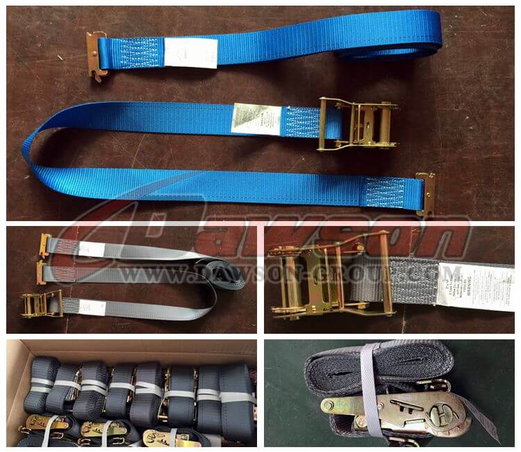 ダブル J フック付きラチェット ストラップ - 中国メーカー サプライヤー (4)