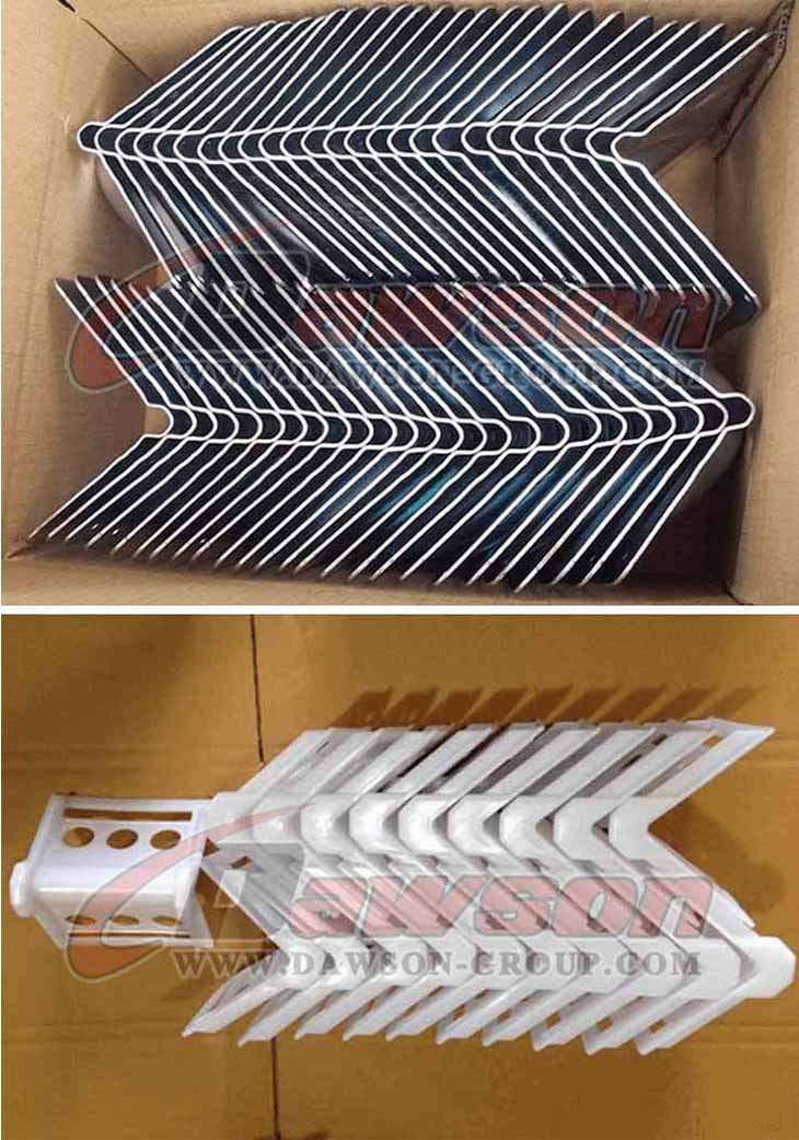 Protector de esquinas met&aacute;lico para cadena