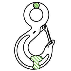 DS097 Gancho para cabestrillo con ojo y pestillo - Dawson Group LTD.- Fabricante, proveedor, f&aacute;brica de China