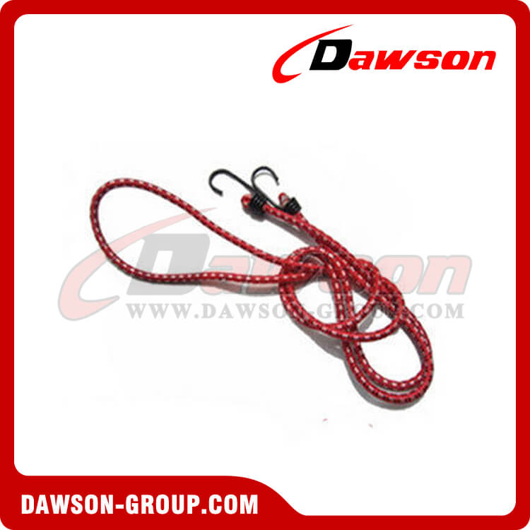 Cordón elástico con ganchos en S de seguridad de nailon ES-0120, cordón elástico, cordón elástico