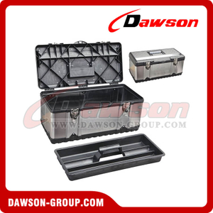 DSJF-3024Y Caja de herramientas de plástico y acero de 23 \"