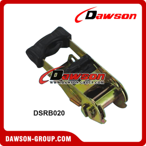 DSRB020 BS 1500KG/3300LBS 1-1/4インチ ラバーハンドル ラチェットバックル