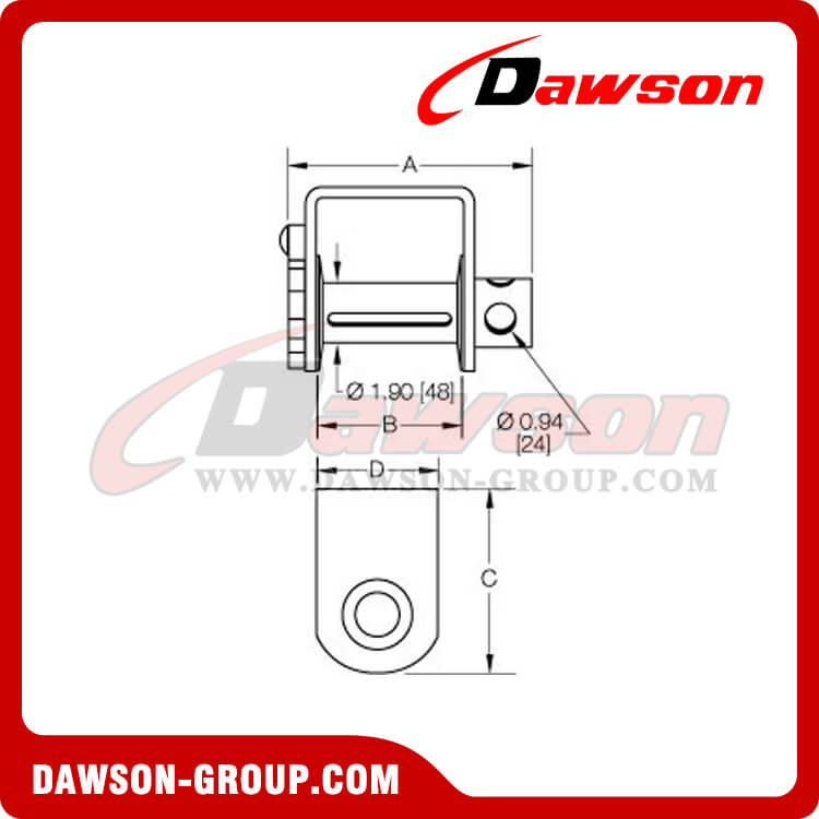 DSTW011 Torno deslizante estándar para correas de camiones