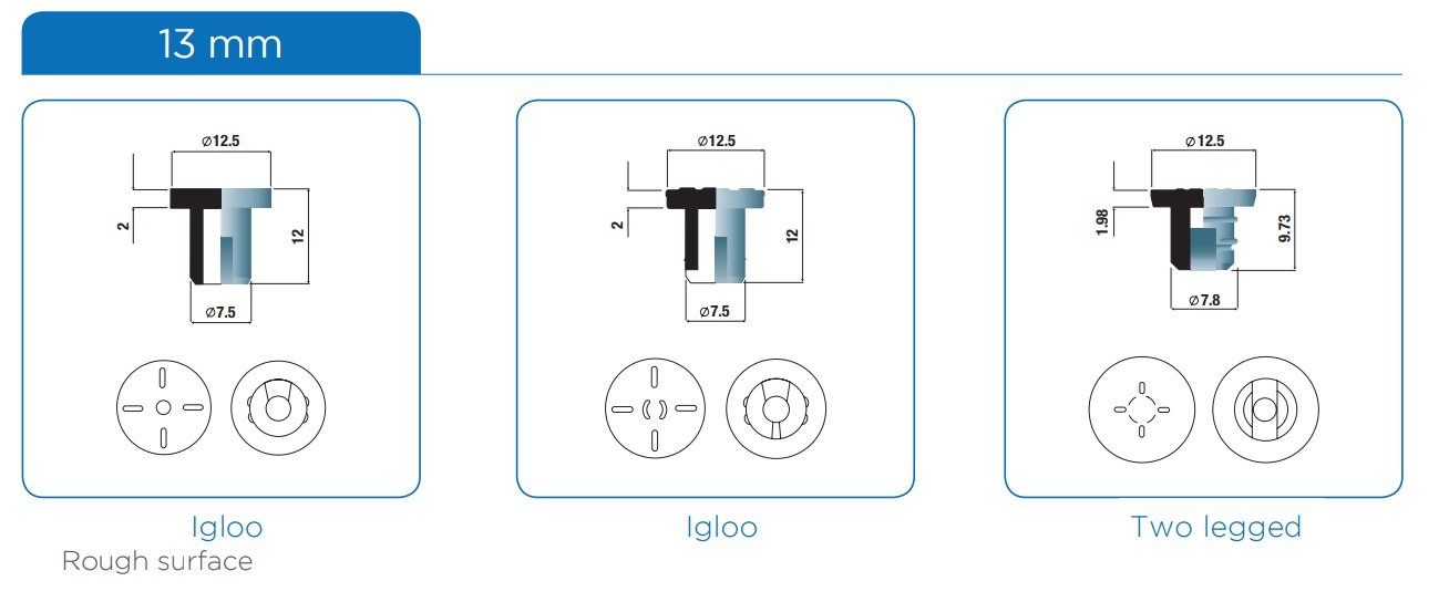 rubber stopper 冻干13MM 图纸