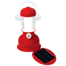 High Quality 5W Portable Power Bank led camping lamp with solar panel