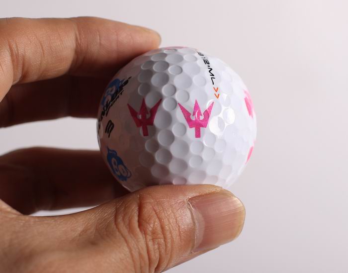 Personalized aluminum round golf ball stamps G12 Dia.12mm permanent ink 