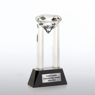 Gem Elite Black Accent Crystal Trophy (#78284)