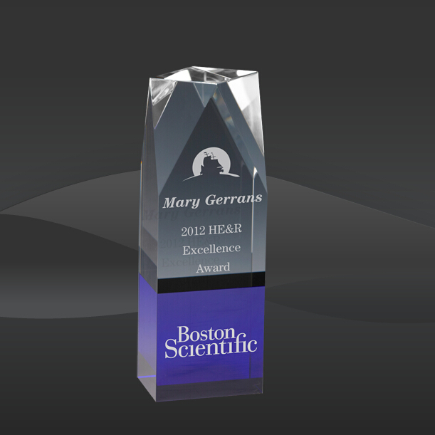 Blue Angled Crystal Award (CIP-YJ768)