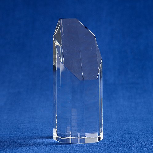 Octagon Crystal Trophy (#78005)