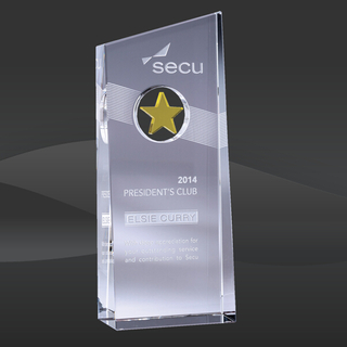 Amber Nebula Crystal Star Award (JC-1579AM, JC-1580AM)