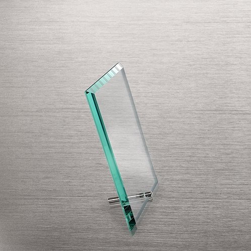 Clear Mini Glass Award Plaque (#76282)