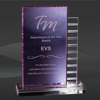 Crystal Purple Rectangle Award (T-WFZM810)