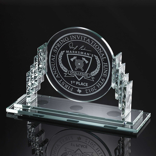 Jade Glass Corona Award (#30400)