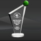 Crystal Green Globe Award (TM-C1121E)