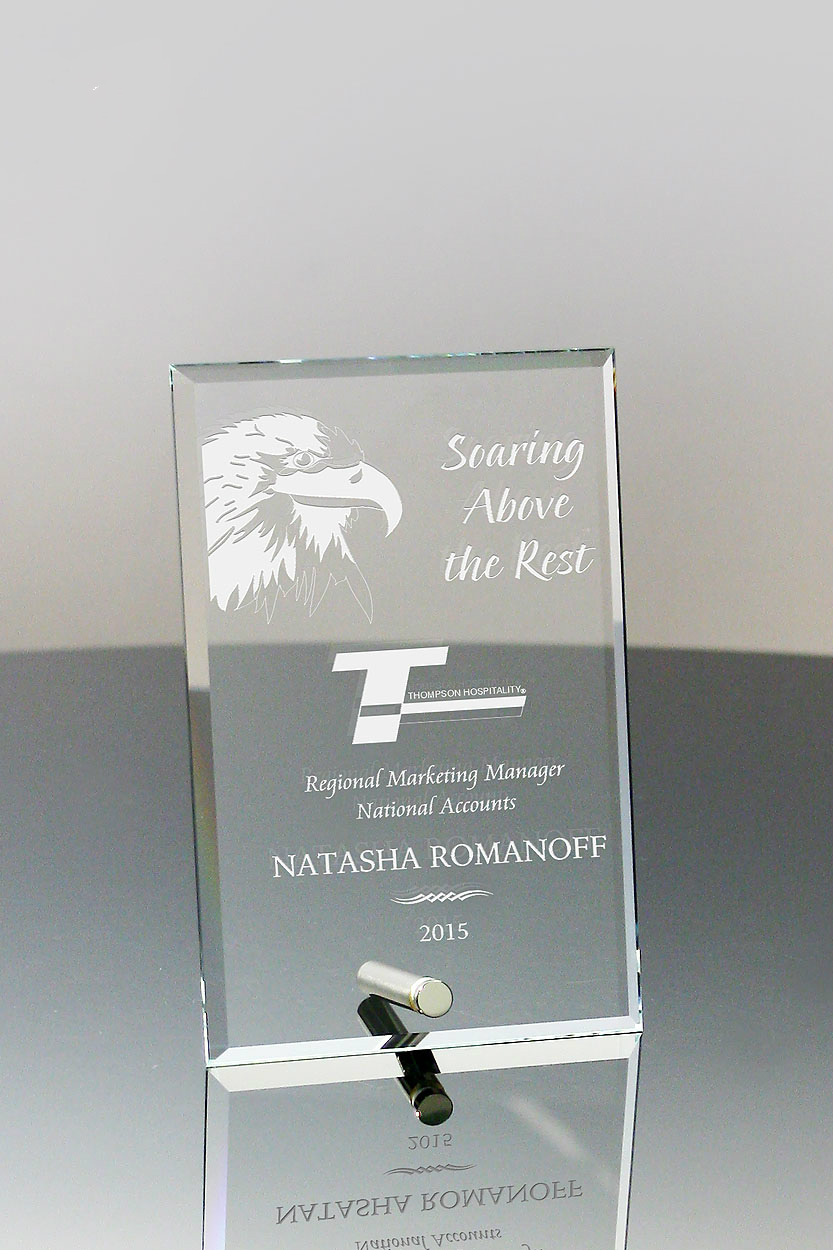 Quad Leadership Glass Award (#1592, #1593, #1598, #1399)