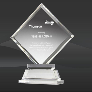 Clear Royalty Diamond Crystal Award (DMC-DCA192)