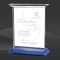 Solid Blue Column Crystal Award (MP-OPT8201-LV, MP-OPT8202-LV, MP-OPT8203-LV, MP-OPT8204-LV, MP-OPT8205-LV)