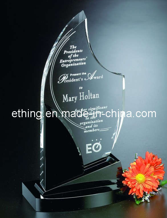 Panache Black Glass Award (CA-1144)