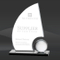 Achievement Sail Orb Crystal Award (MP-AWS8643-S)