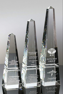 Cairn Obelisk Crystal Award (#5110, #5103, #5111)