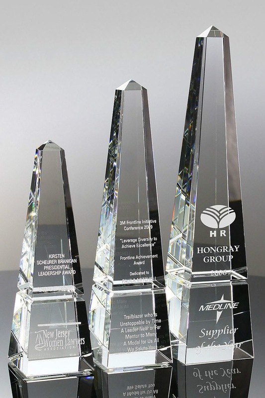 Cairn Obelisk Crystal Award (#5110, #5103, #5111)